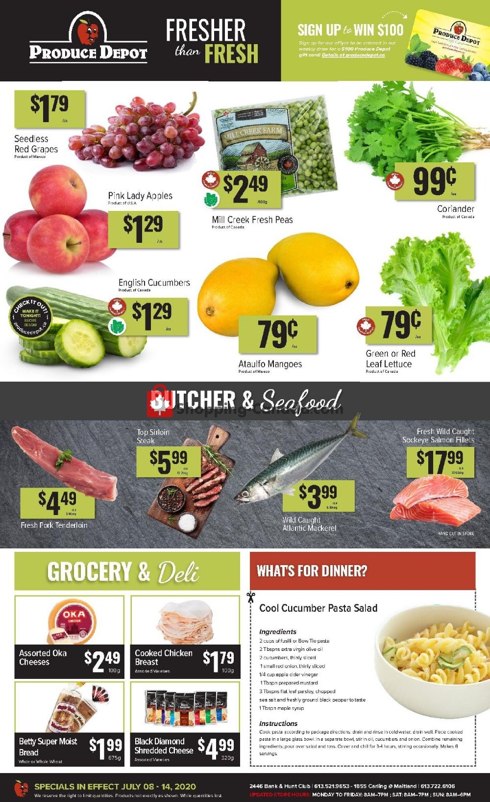 Produce Depot flyer from Wednesday July 8, 2020 to Tuesday July 14, 2020 - page 1