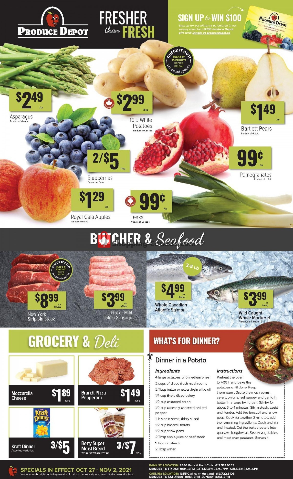 Produce Depot Canada, flyer (Fresher Than Fresh) October 27