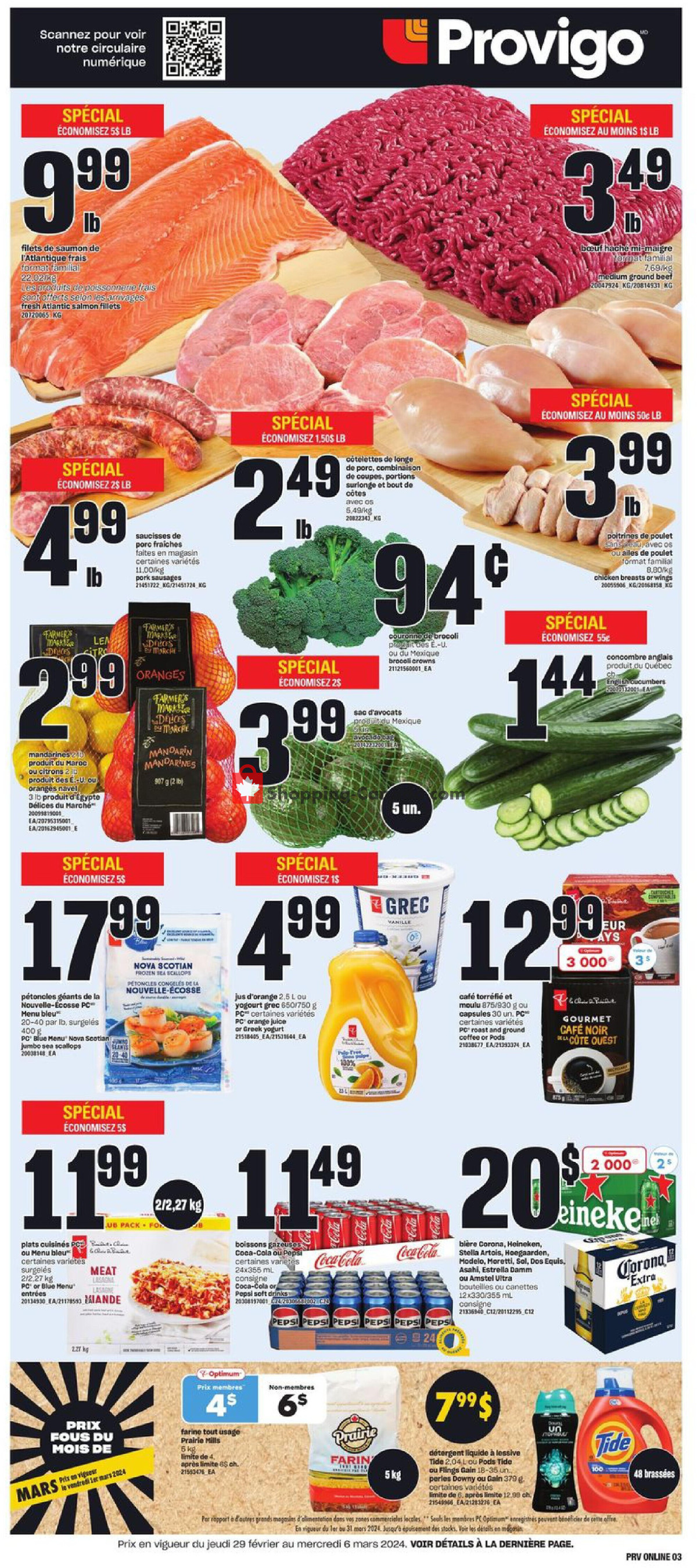 Provigo flyer from Thursday February 29, 2024 to Wednesday March 6, 2024 - page 3