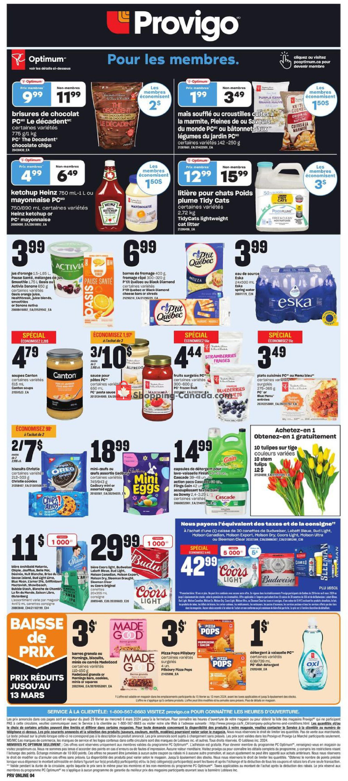 Provigo flyer from Thursday February 29, 2024 to Wednesday March 6, 2024 - page 4