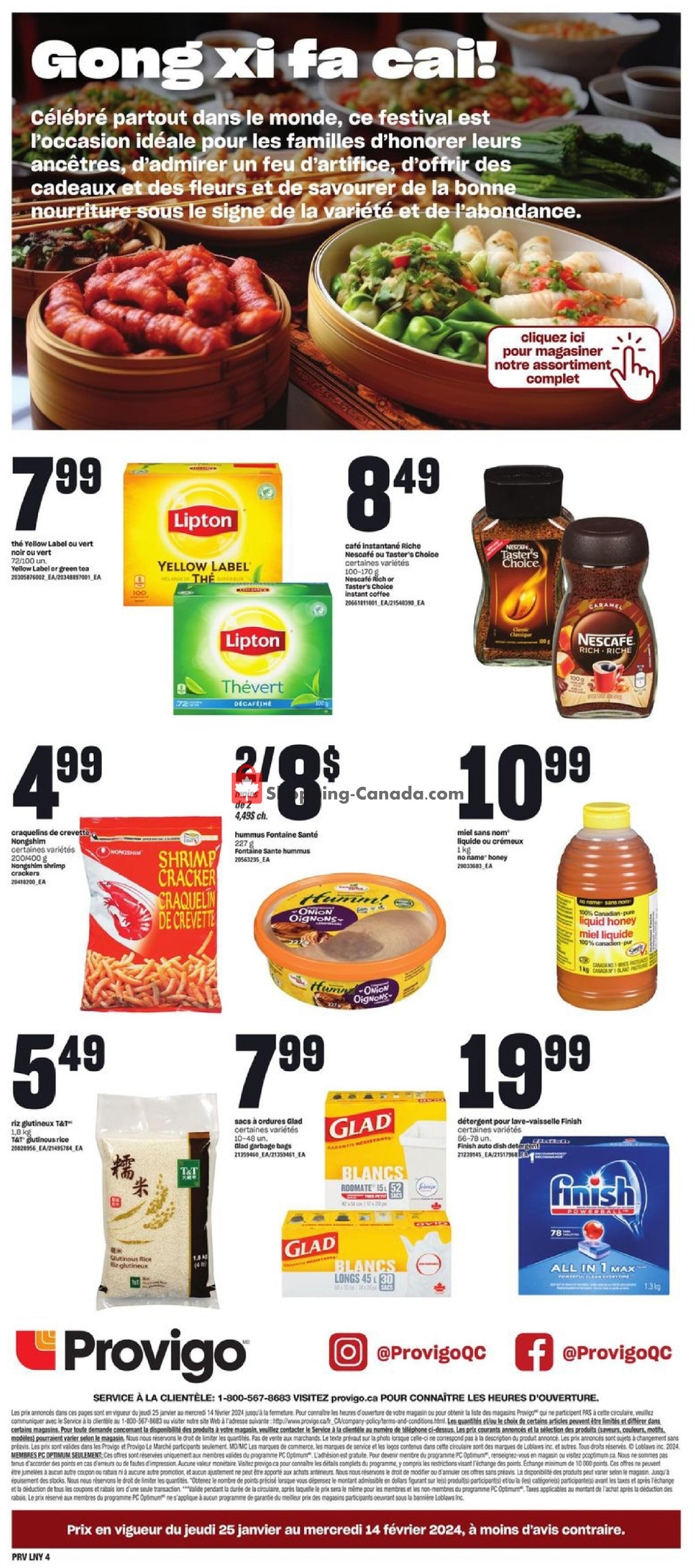 Provigo flyer from Thursday January 25, 2024 to Wednesday February 14, 2024 - page 4
