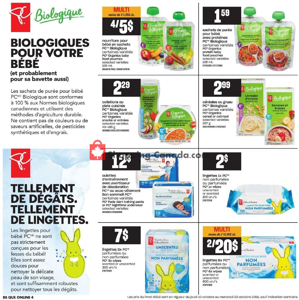 Provigo flyer from Thursday October 10, 2019 to Wednesday October 16, 2019 - page 4