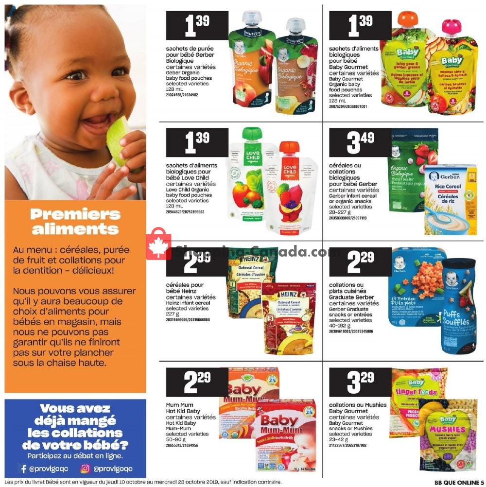 Provigo flyer from Thursday October 10, 2019 to Wednesday October 16, 2019 - page 5