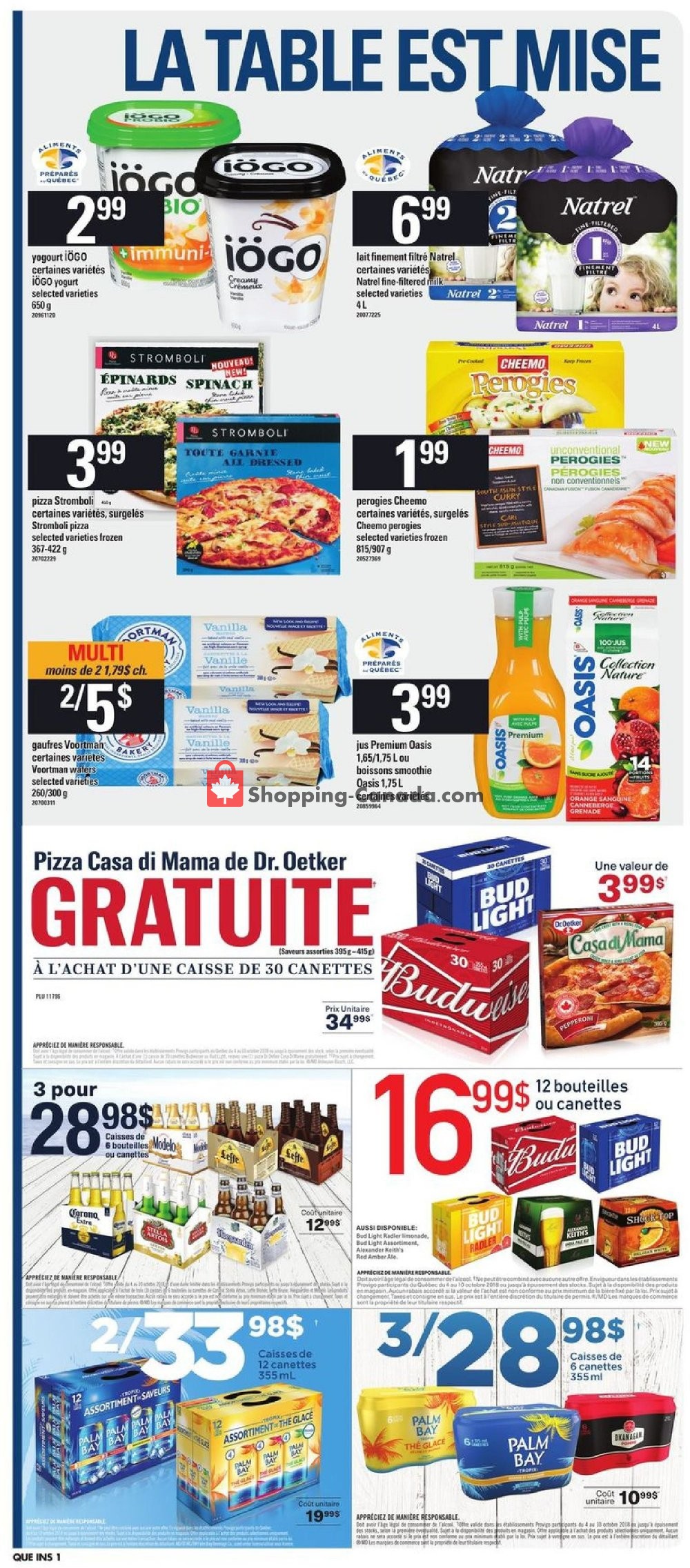 Provigo flyer from Thursday October 4, 2018 to Wednesday October 10, 2018 - page 14
