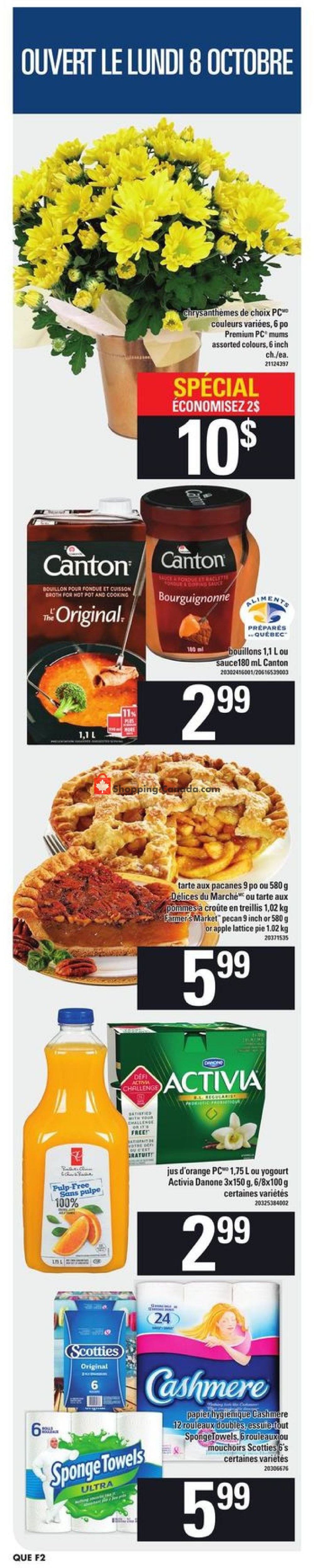 Provigo flyer from Thursday October 4, 2018 to Wednesday October 10, 2018 - page 2
