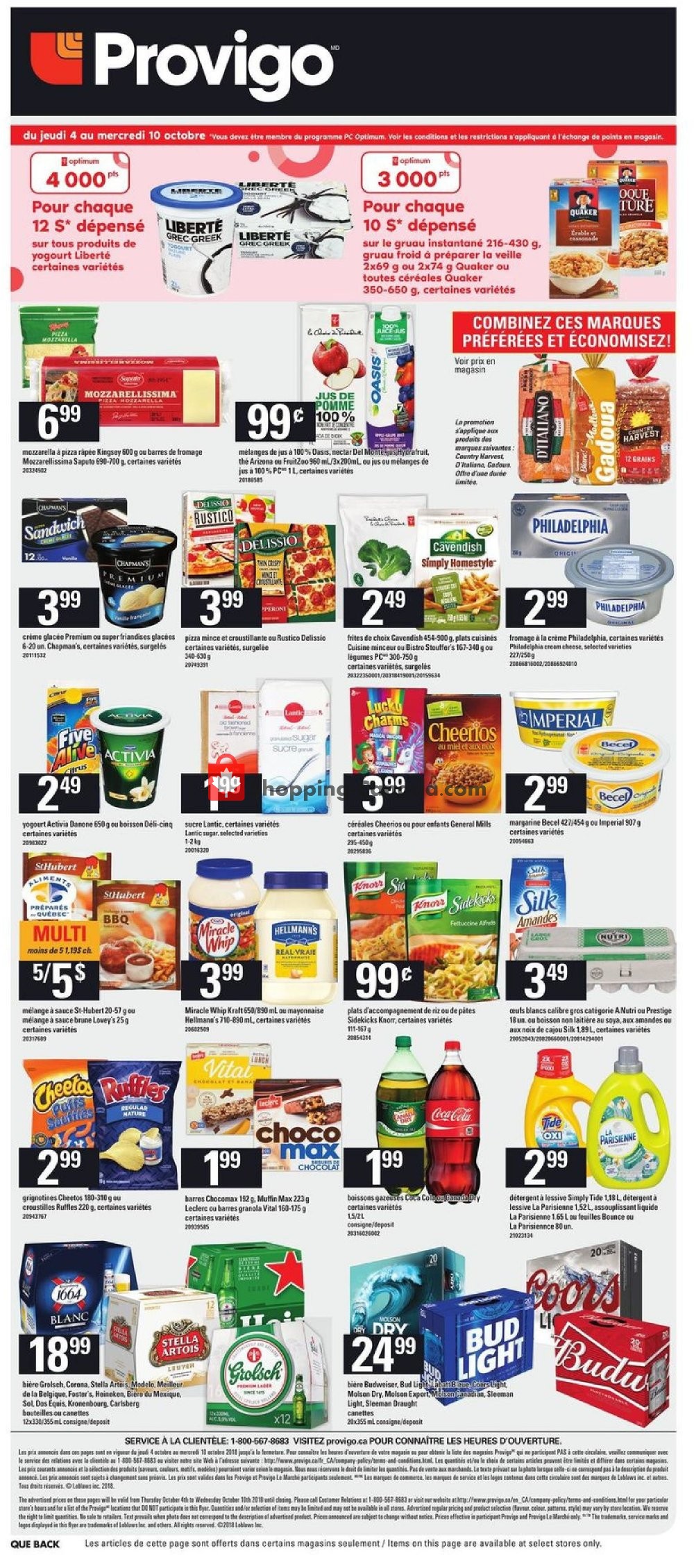 Provigo flyer from Thursday October 4, 2018 to Wednesday October 10, 2018 - page 23