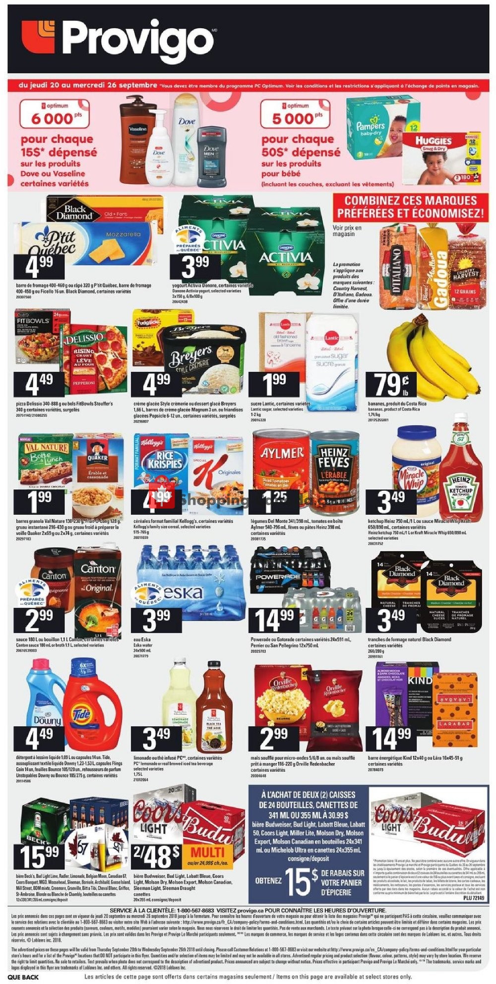 Provigo flyer from Thursday September 20, 2018 to Wednesday September 26, 2018 - page 19