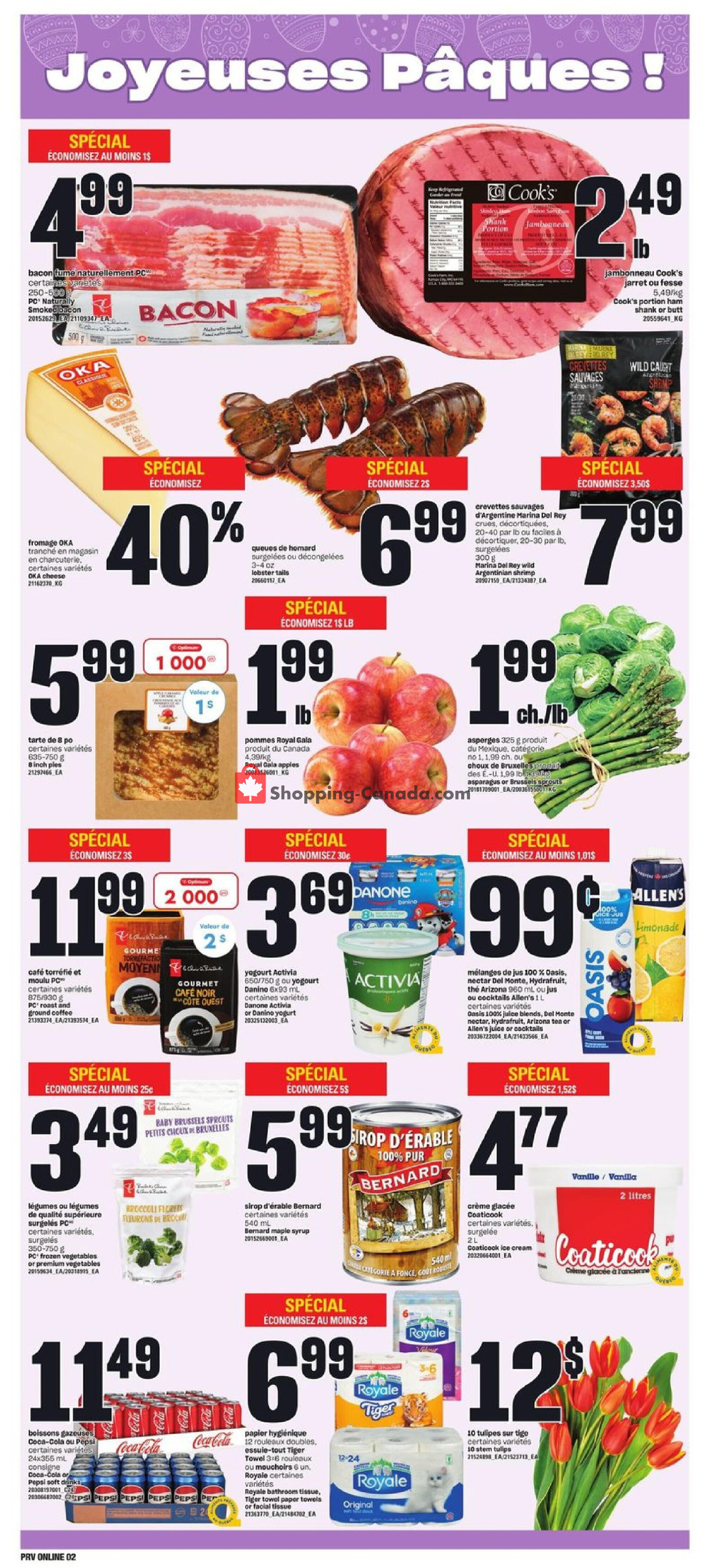 Provigo flyer from Wednesday March 27, 2024 to Wednesday April 3, 2024 - page 2
