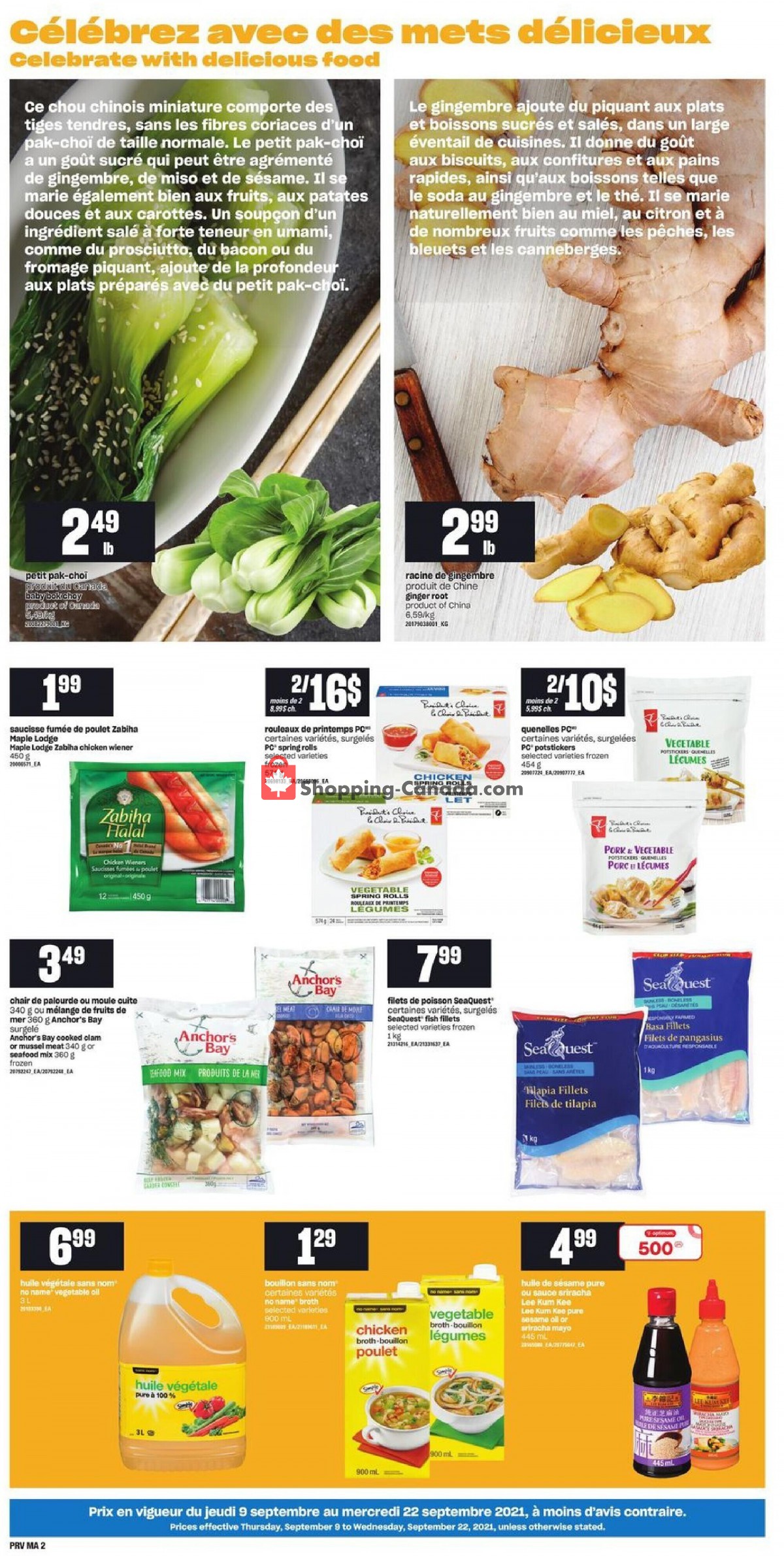 Provigo flyer from Thursday September 9, 2021 to Wednesday September 22, 2021 - page 2