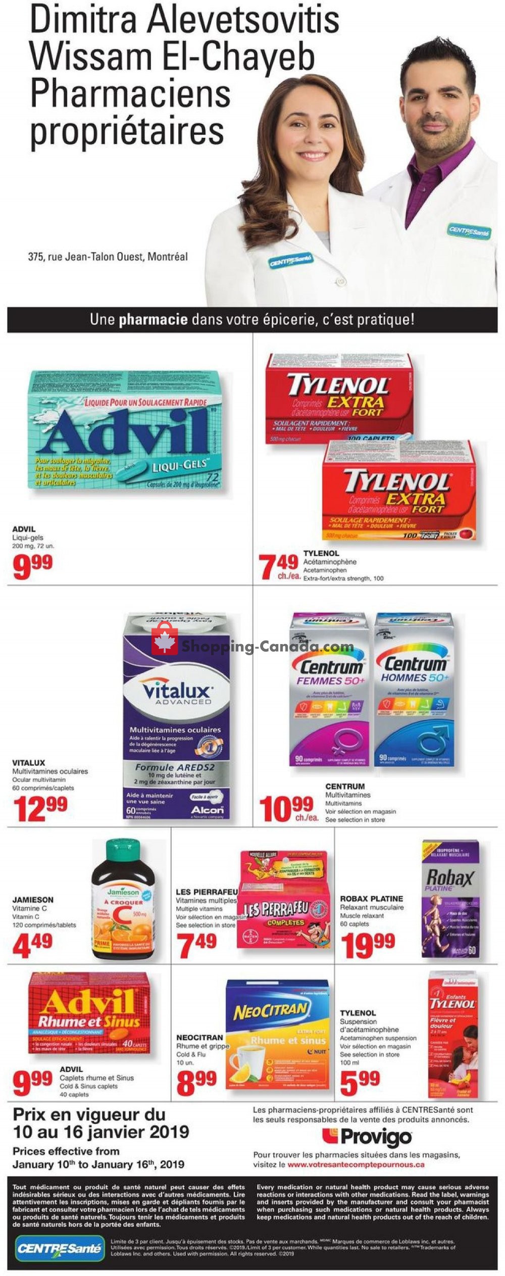 Provigo flyer from Thursday January 10, 2019 to Wednesday January 16, 2019 - page 19
