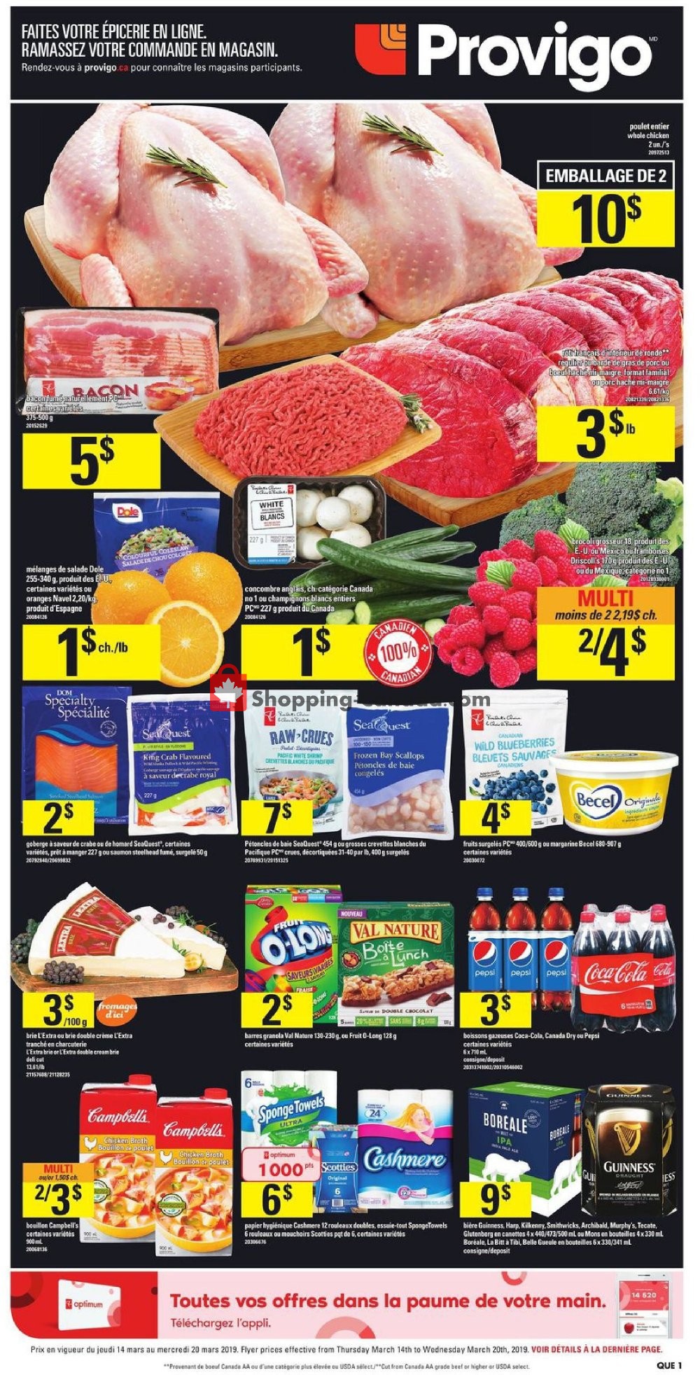 Provigo flyer from Thursday March 14, 2019 to Wednesday March 20, 2019 - page 3