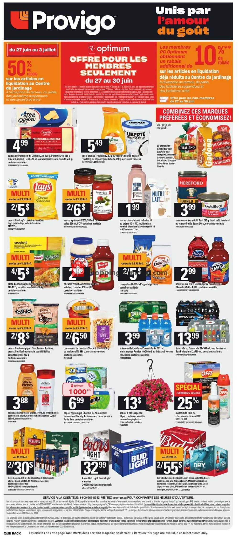 Provigo flyer from Thursday June 27, 2019 to Wednesday July 3, 2019 - page 17