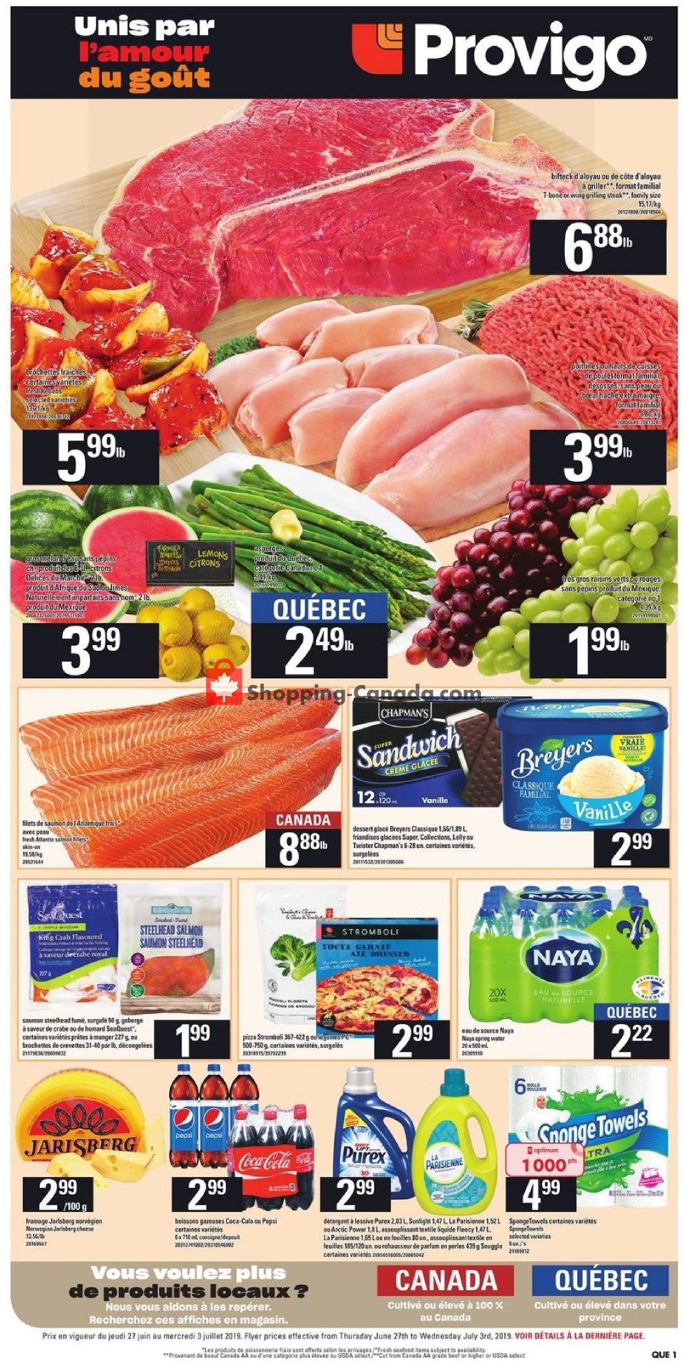 Provigo flyer from Thursday June 27, 2019 to Wednesday July 3, 2019 - page 3