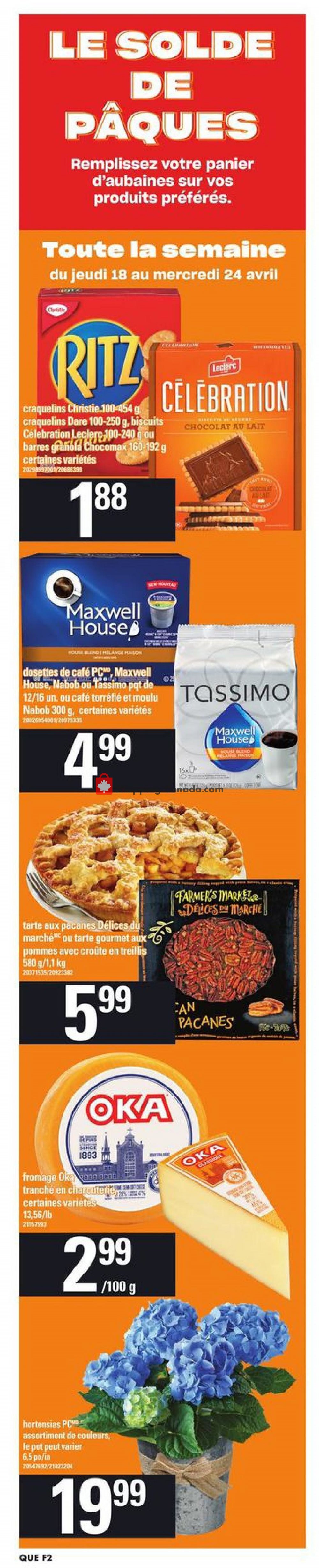 Provigo flyer from Thursday April 18, 2019 to Wednesday April 24, 2019 - page 2