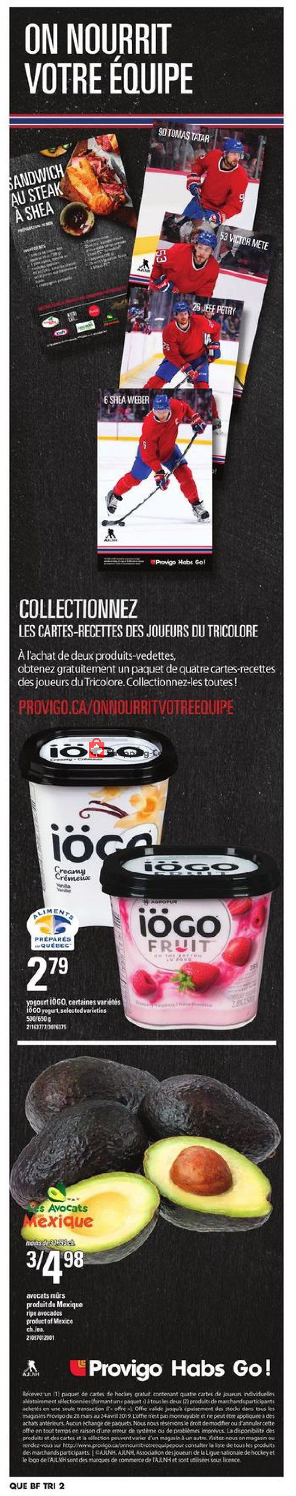Provigo flyer from Thursday April 18, 2019 to Wednesday April 24, 2019 - page 23