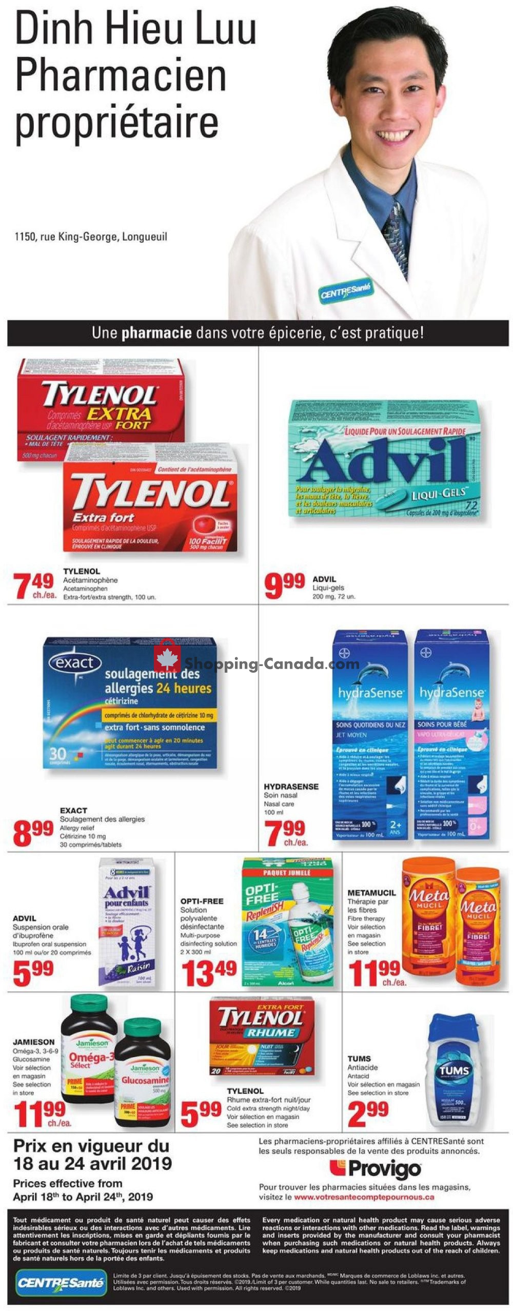 Provigo flyer from Thursday April 18, 2019 to Wednesday April 24, 2019 - page 24