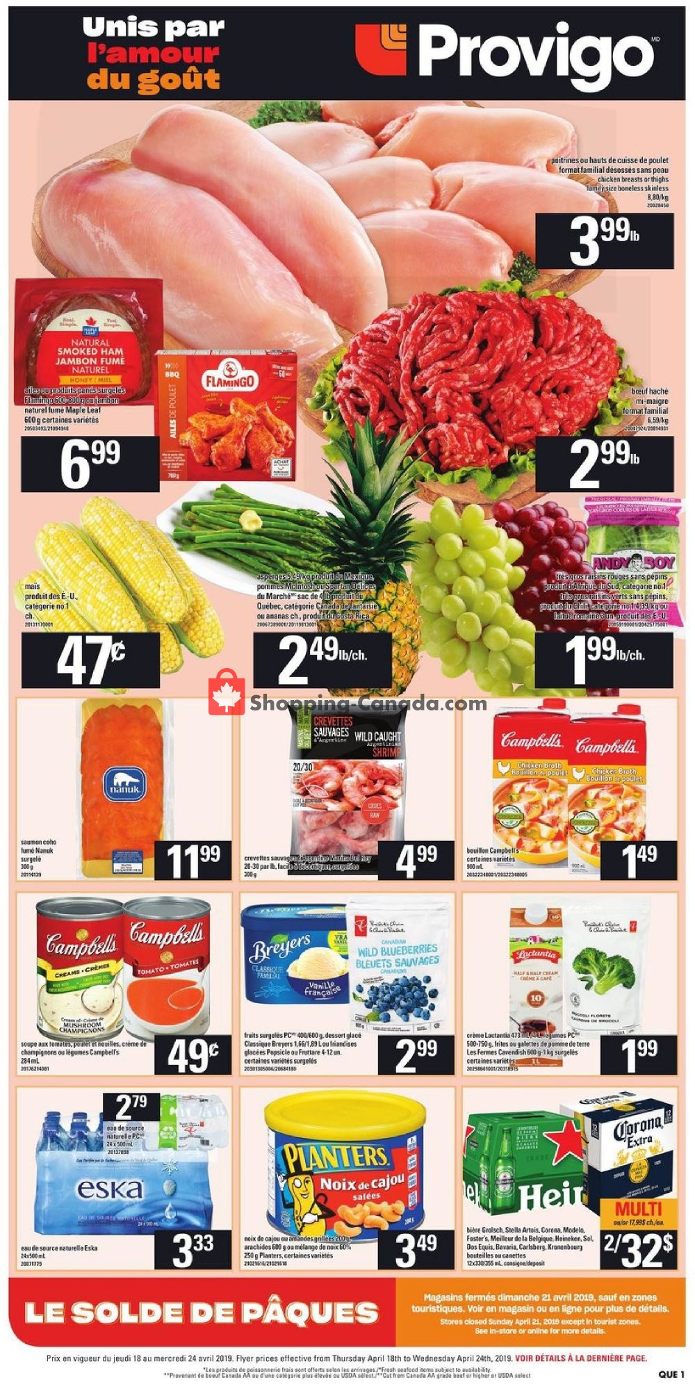 Provigo flyer from Thursday April 18, 2019 to Wednesday April 24, 2019 - page 3