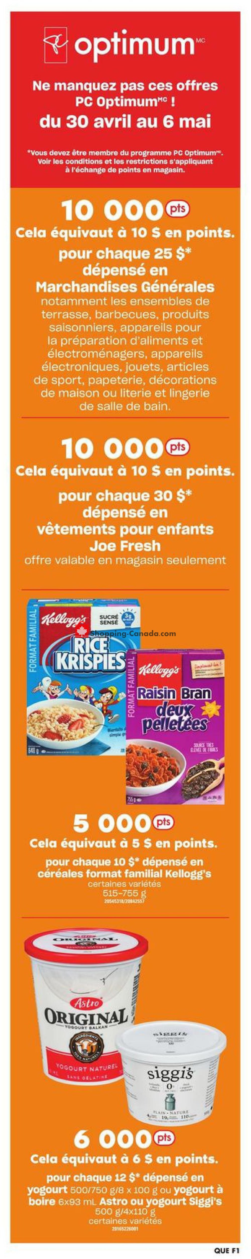Provigo flyer from Thursday April 30, 2020 to Wednesday May 6, 2020 - page 1