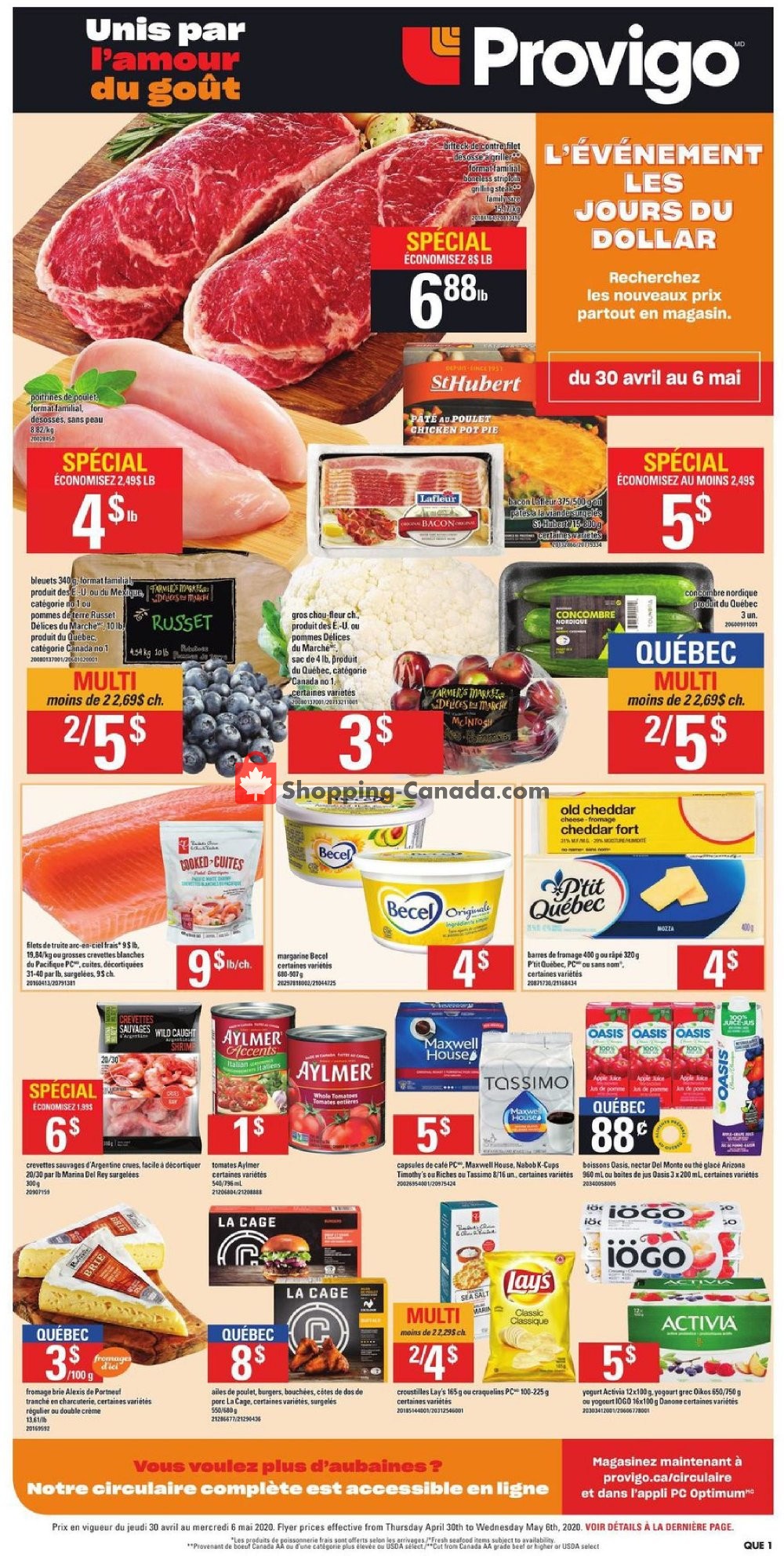 Provigo flyer from Thursday April 30, 2020 to Wednesday May 6, 2020 - page 3