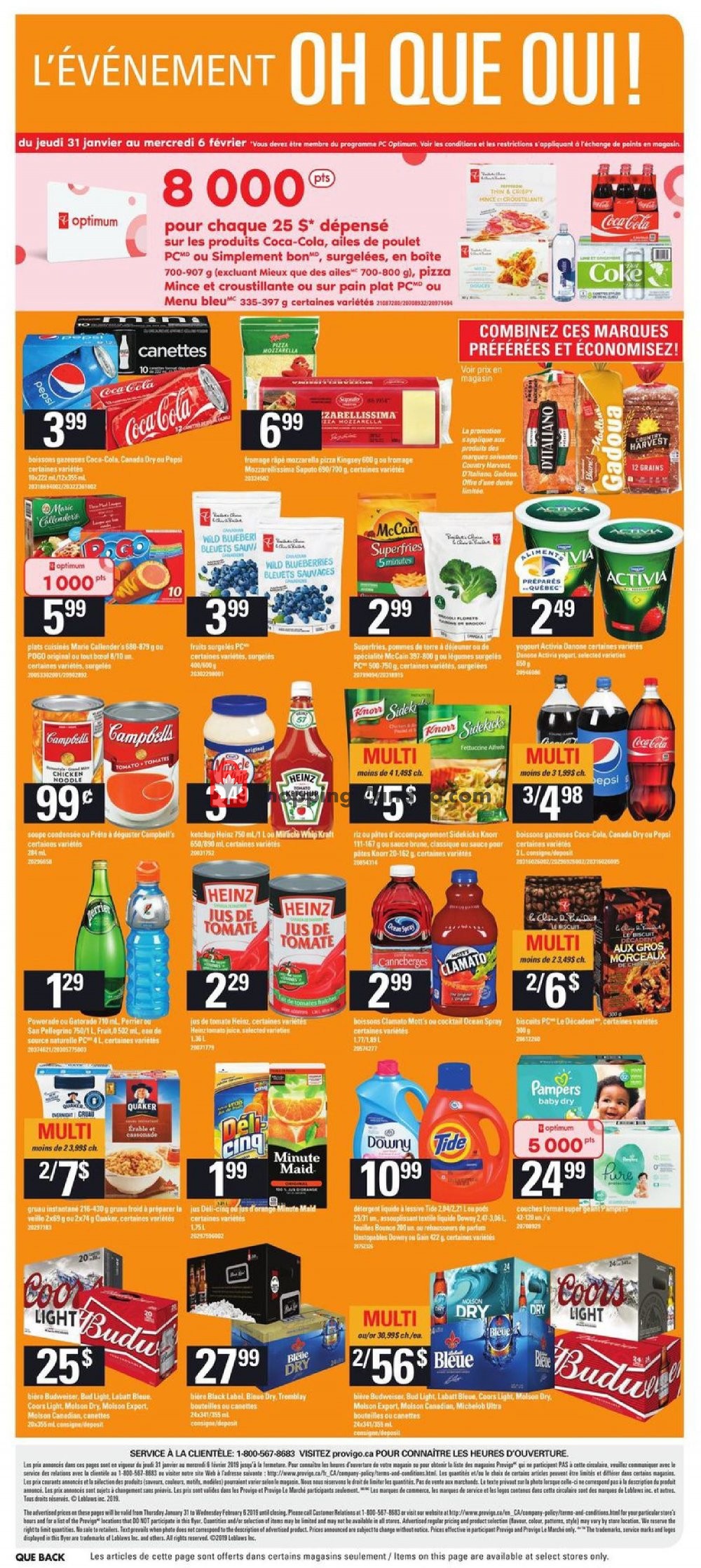 Provigo flyer from Thursday January 31, 2019 to Wednesday February 6, 2019 - page 20