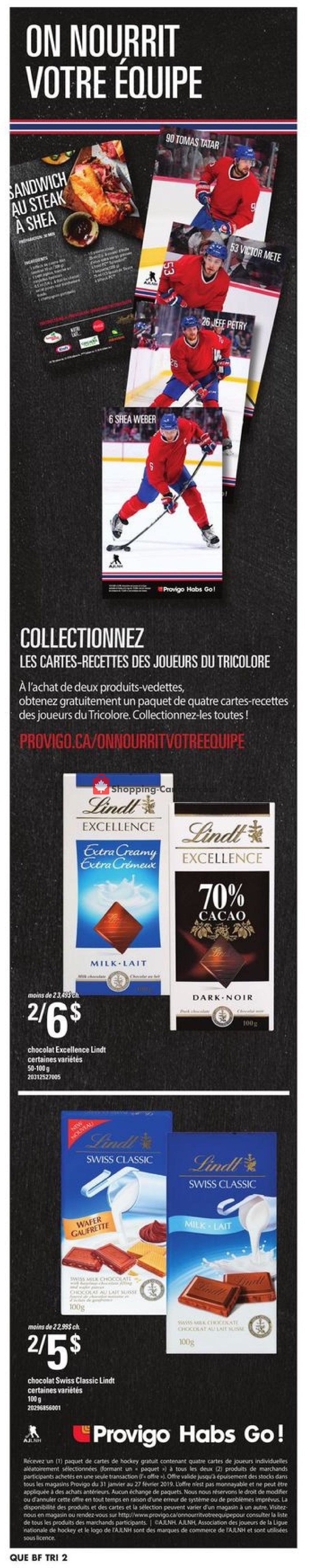 Provigo flyer from Thursday January 31, 2019 to Wednesday February 6, 2019 - page 22