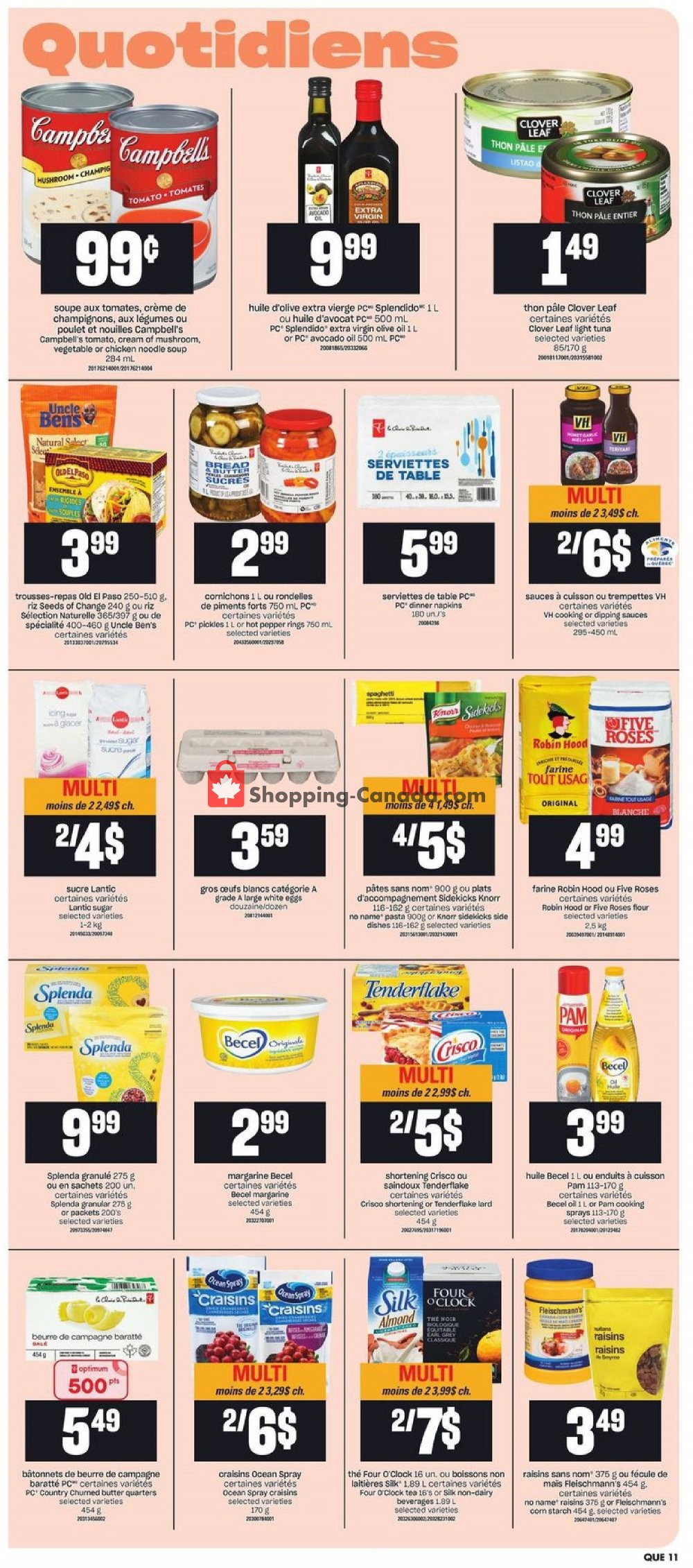 Provigo flyer from Thursday October 3, 2019 to Wednesday October 9, 2019 - page 11