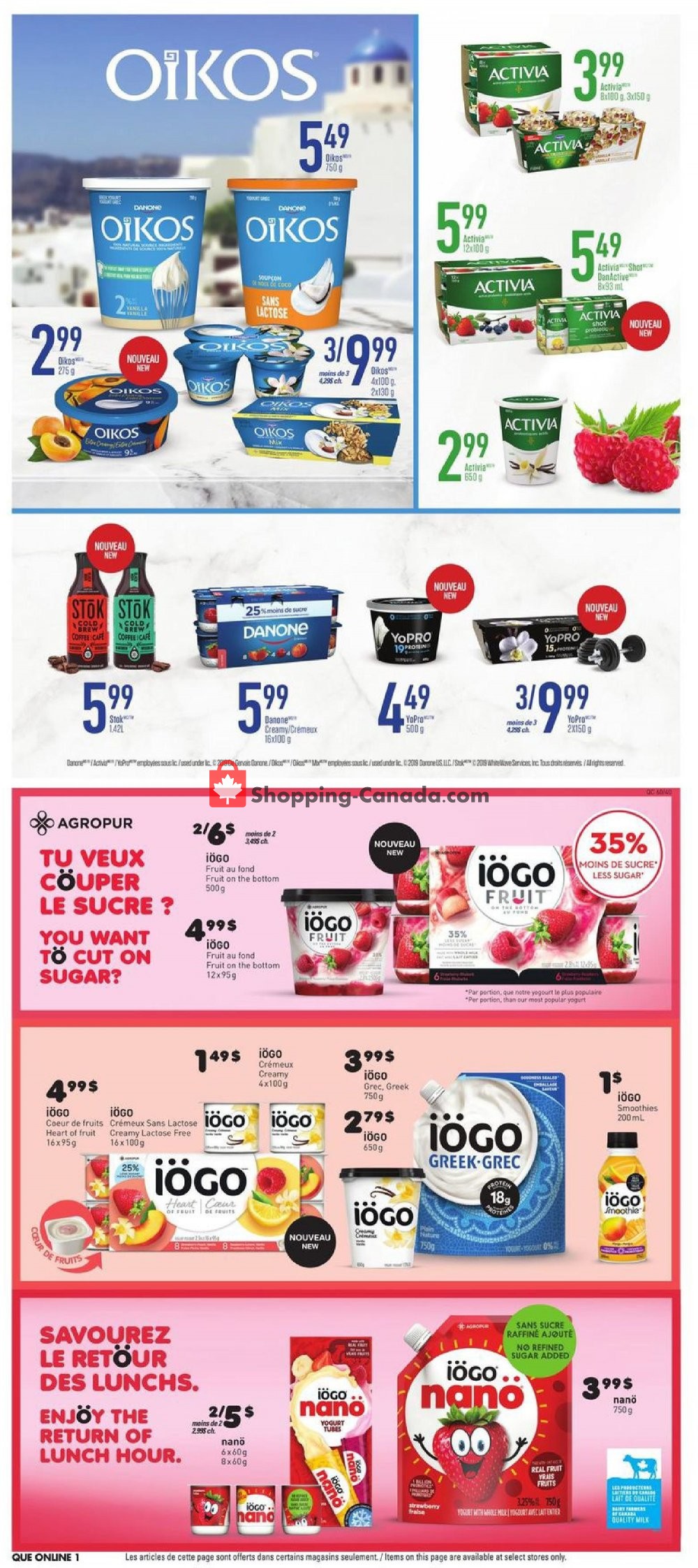 Provigo flyer from Thursday October 3, 2019 to Wednesday October 9, 2019 - page 14