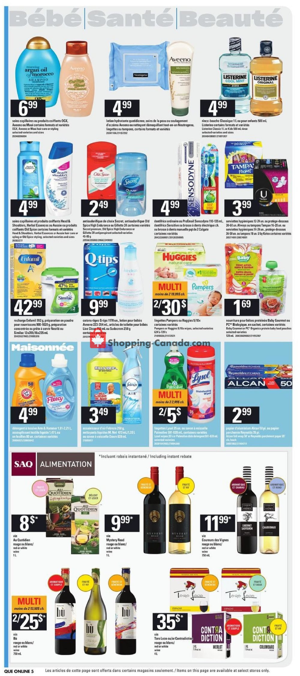 Provigo flyer from Thursday October 3, 2019 to Wednesday October 9, 2019 - page 18