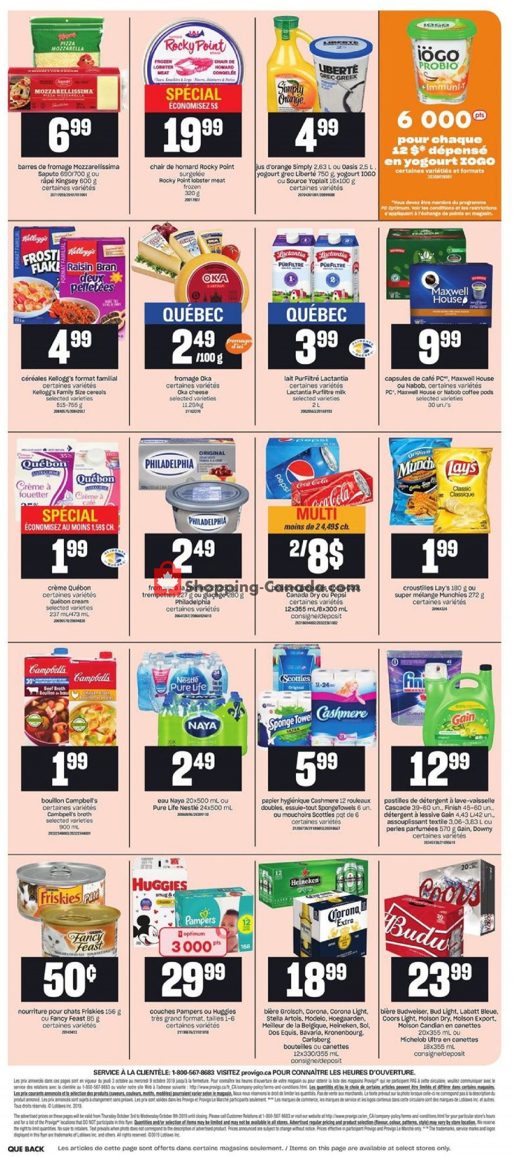 Provigo flyer from Thursday October 3, 2019 to Wednesday October 9, 2019 - page 19