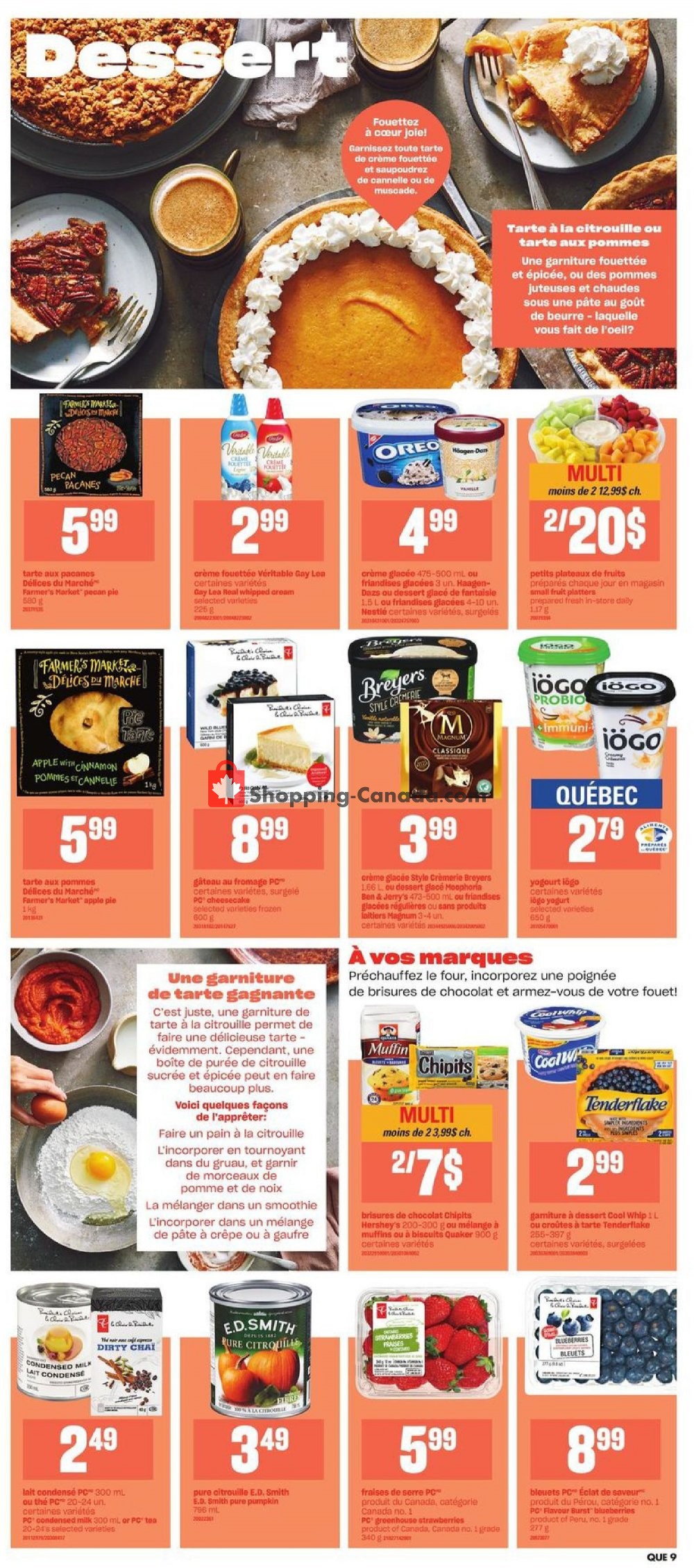 Provigo flyer from Thursday October 3, 2019 to Wednesday October 9, 2019 - page 9