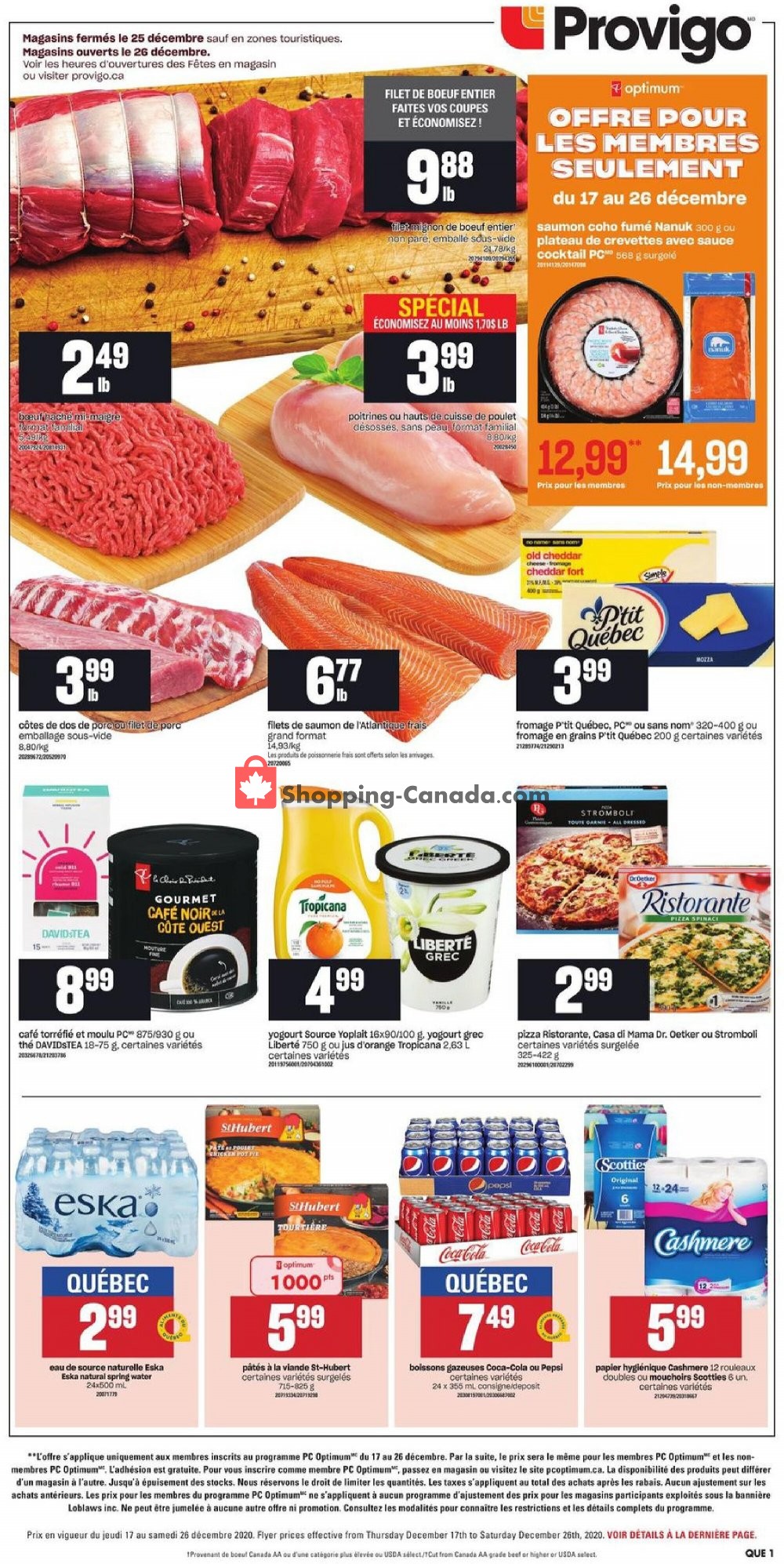 Provigo flyer from Thursday December 17, 2020 to Saturday December 26, 2020 - page 3