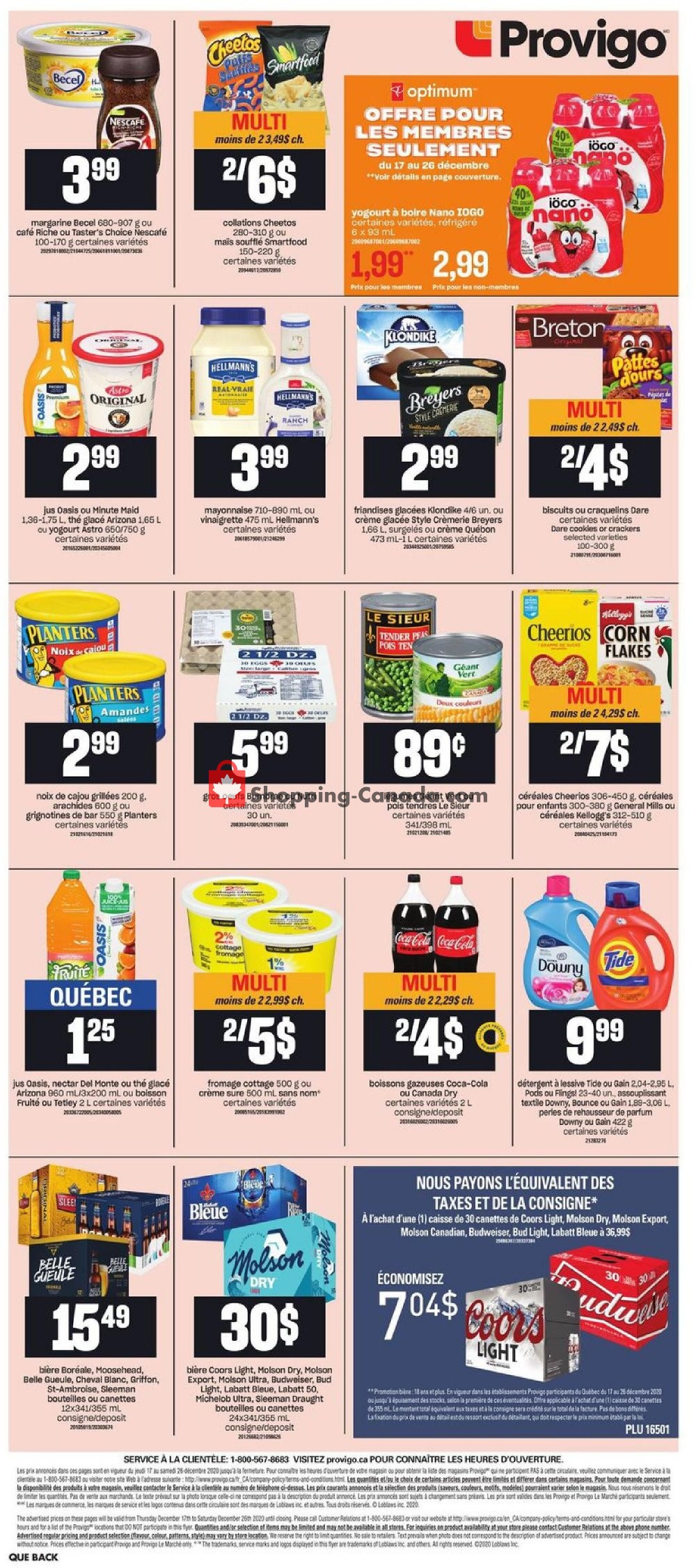 Provigo flyer from Thursday December 17, 2020 to Saturday December 26, 2020 - page 4
