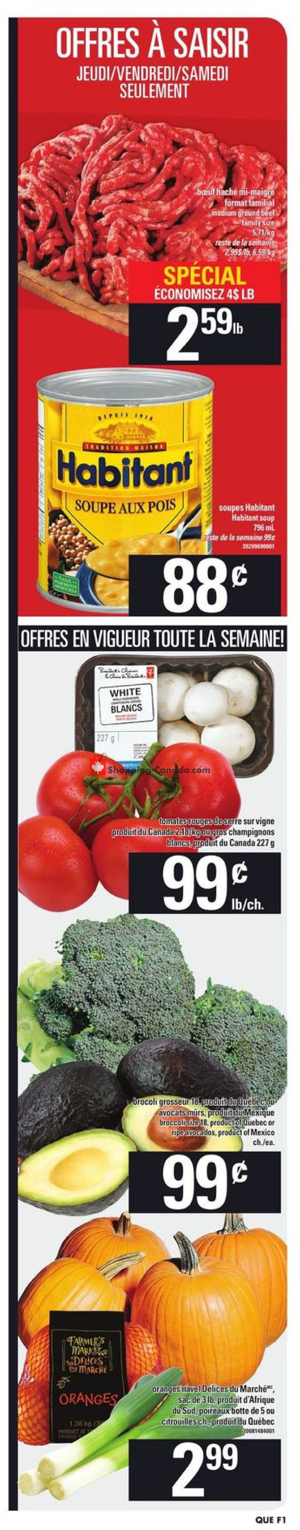 Provigo flyer from Thursday October 11, 2018 to Wednesday October 17, 2018 - page 1