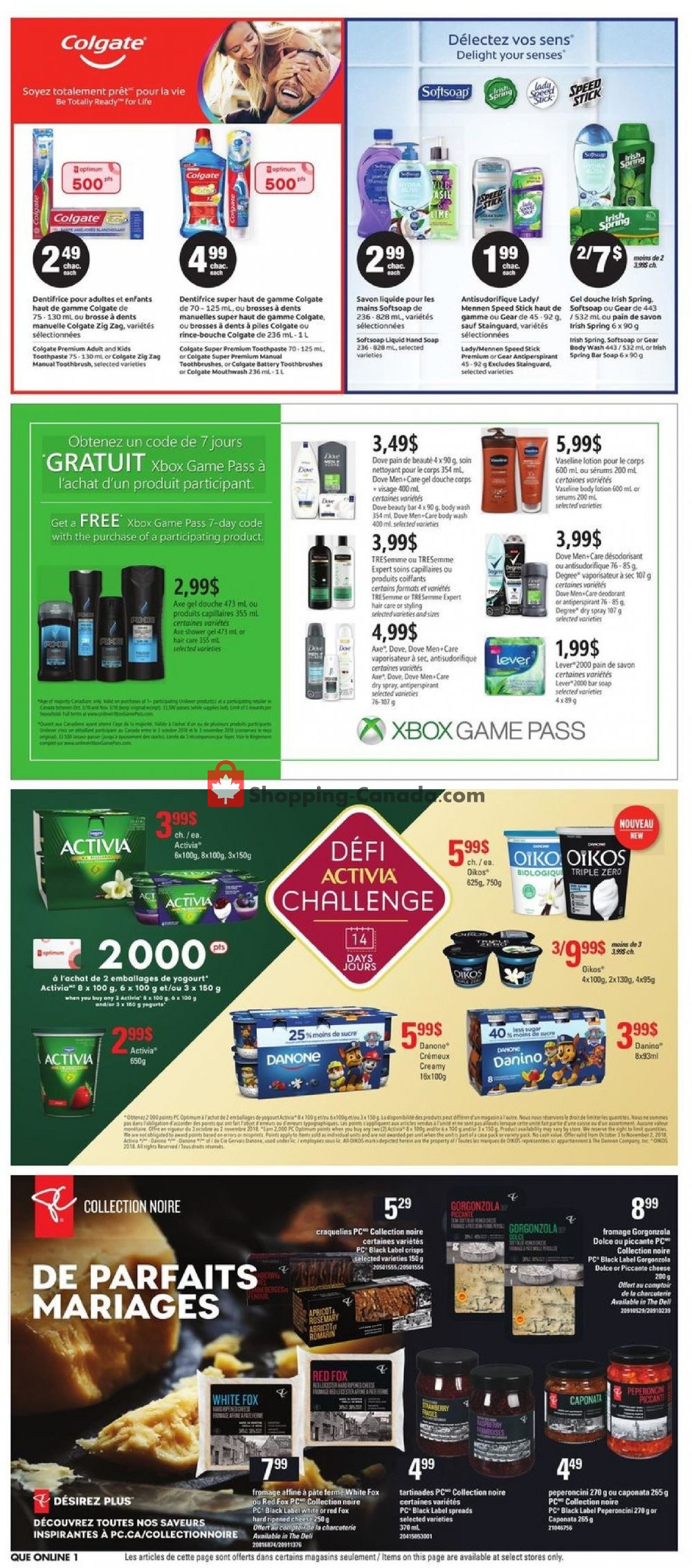 Provigo flyer from Thursday October 11, 2018 to Wednesday October 17, 2018 - page 12