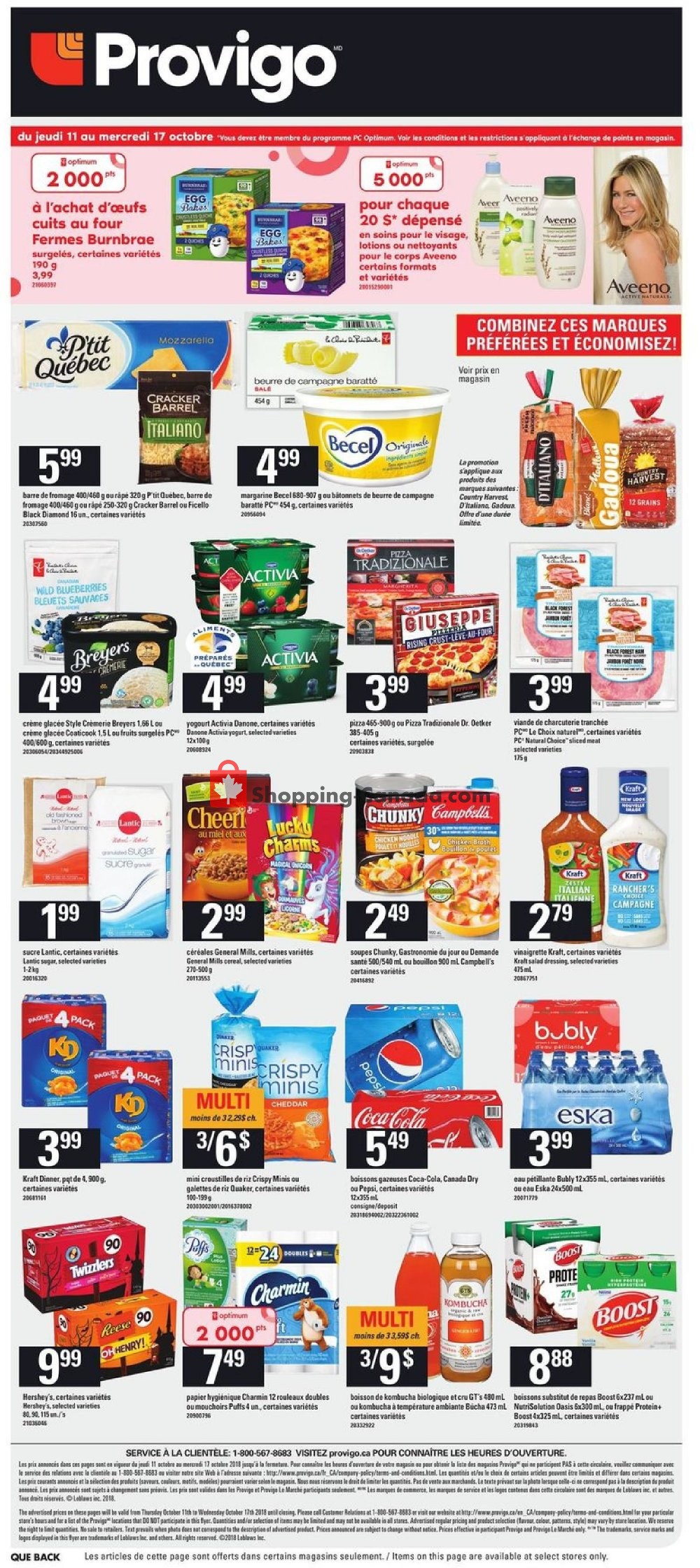 Provigo flyer from Thursday October 11, 2018 to Wednesday October 17, 2018 - page 17