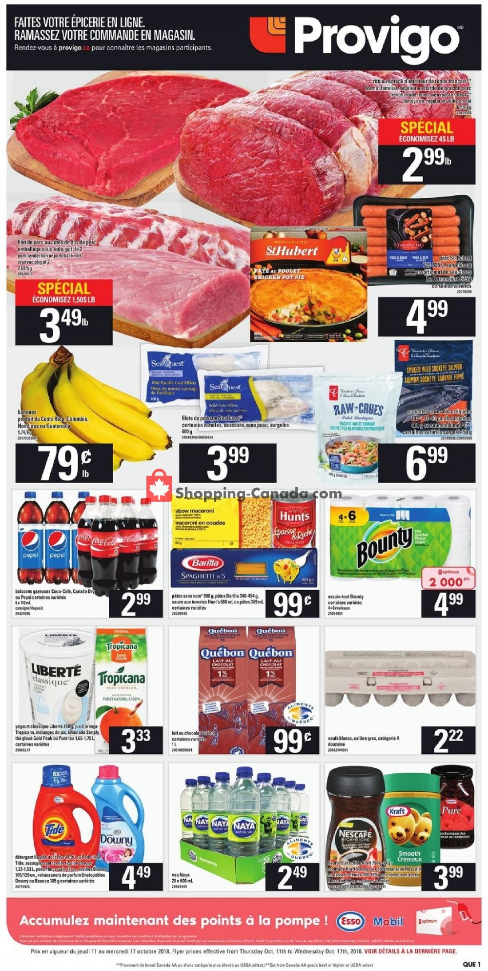 Provigo flyer from Thursday October 11, 2018 to Wednesday October 17, 2018 - page 3