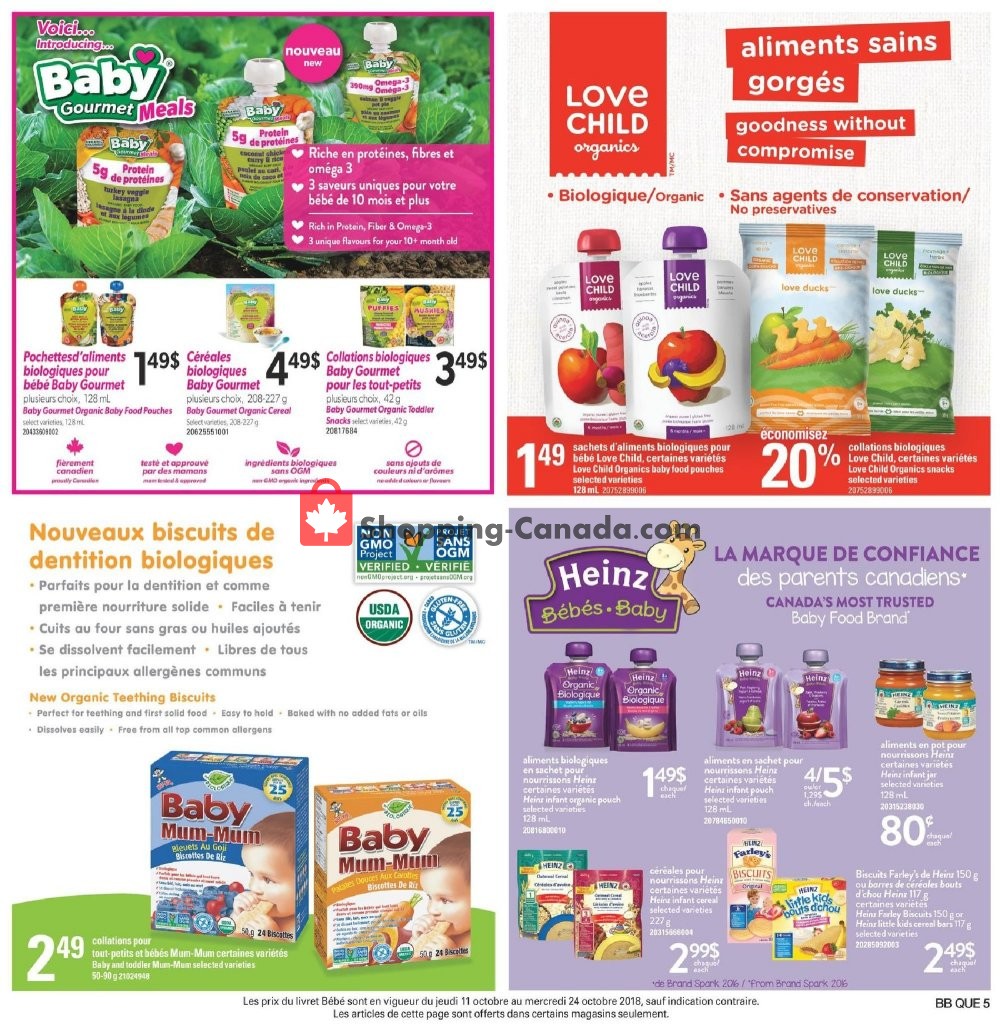 Provigo flyer from Thursday October 11, 2018 to Wednesday October 24, 2018 - page 5