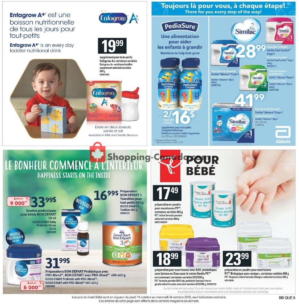 Provigo flyer from Thursday October 11, 2018 to Wednesday October 24, 2018 - page 6