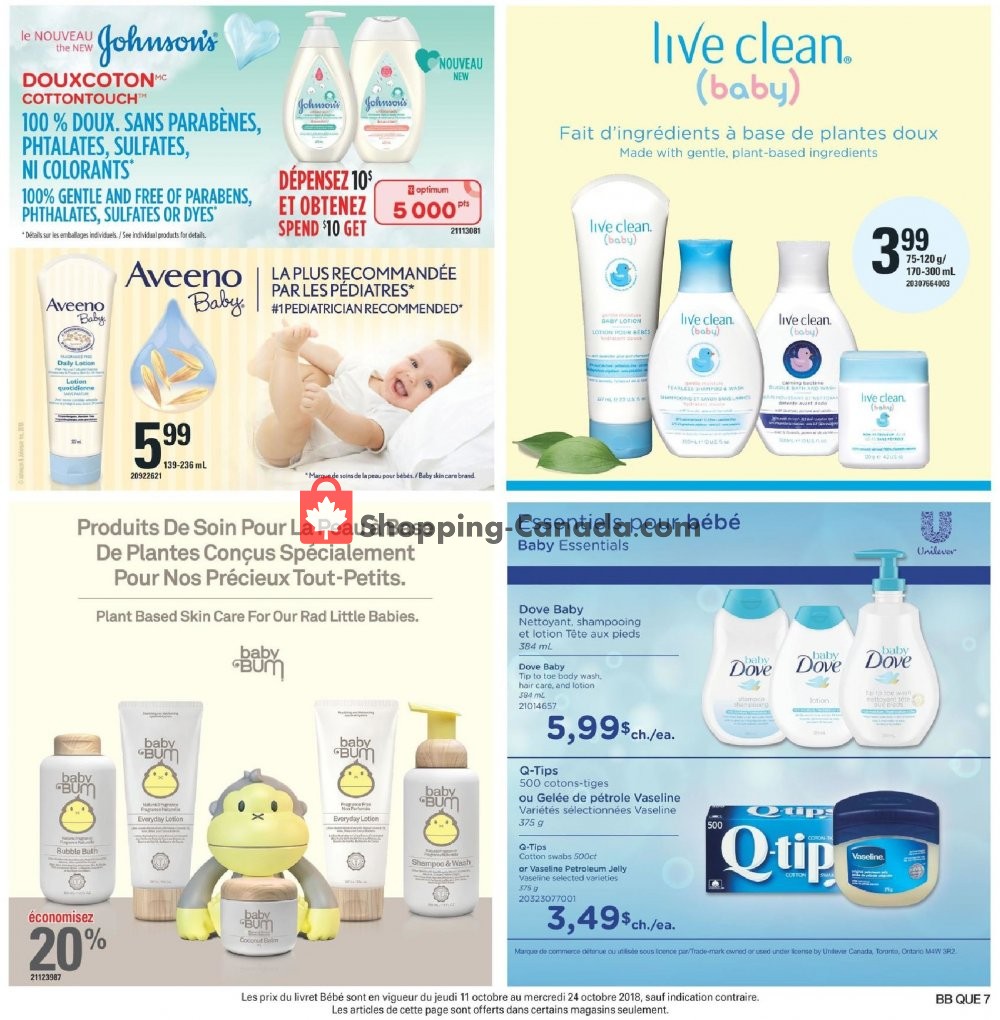 Provigo flyer from Thursday October 11, 2018 to Wednesday October 24, 2018 - page 7