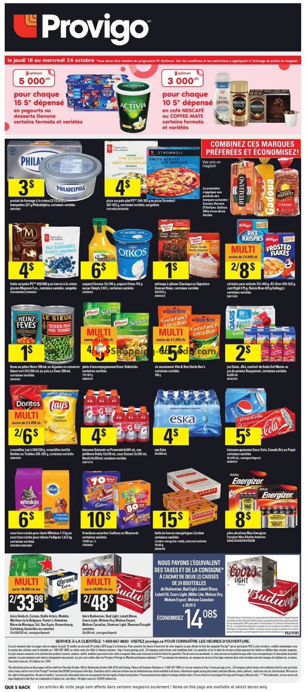 Provigo flyer from Thursday October 18, 2018 to Wednesday October 24, 2018 - page 17