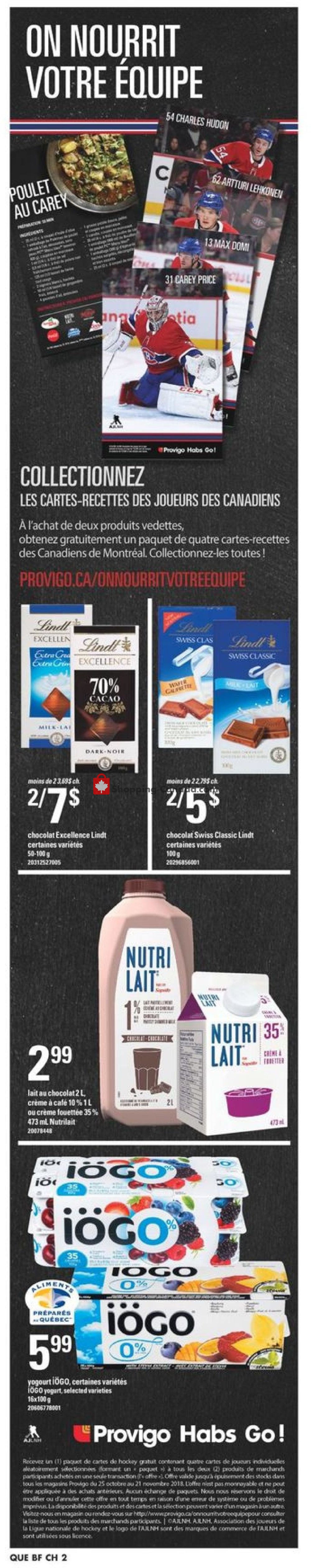 Provigo flyer from Thursday October 25, 2018 to Wednesday October 31, 2018 - page 21