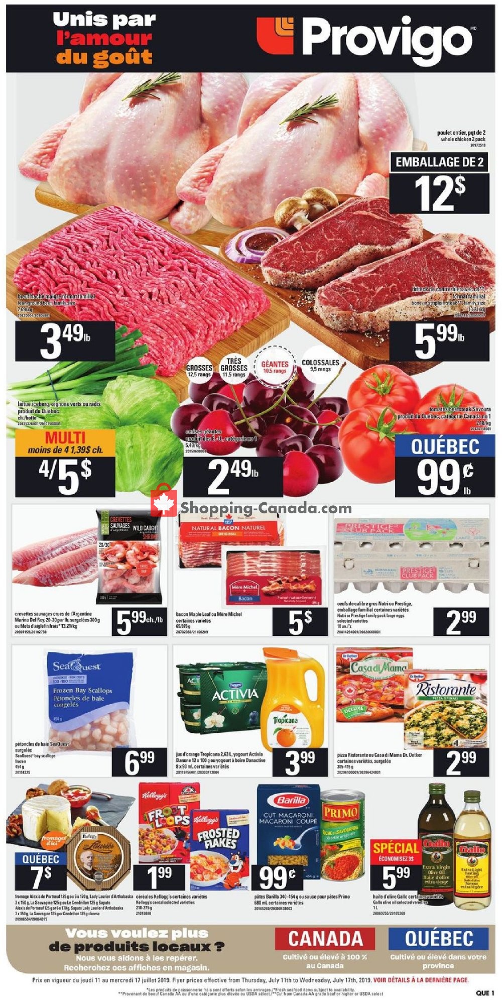Provigo flyer from Thursday July 11, 2019 to Wednesday July 17, 2019 - page 3