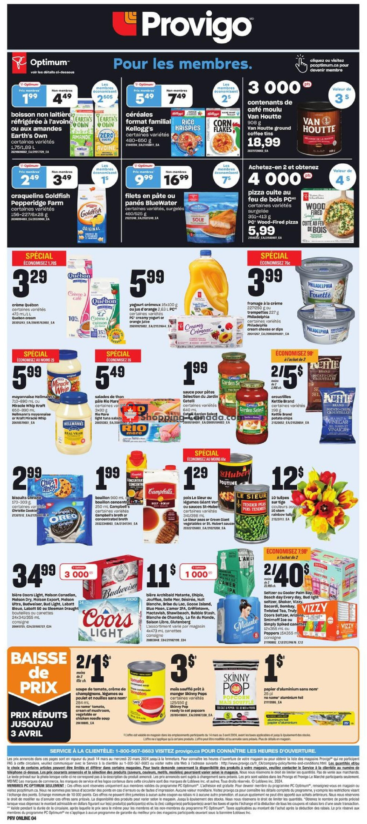 Provigo flyer from Thursday March 14, 2024 to Wednesday March 20, 2024 - page 6