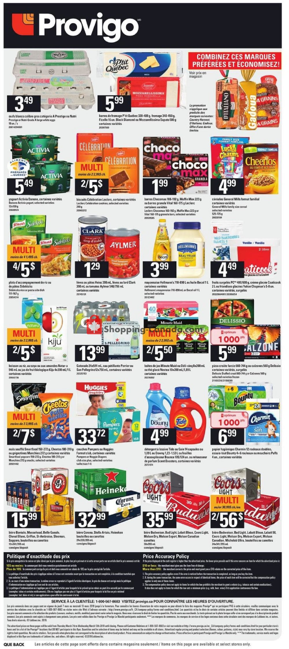 Provigo flyer from Thursday March 7, 2019 to Wednesday March 13, 2019 - page 19