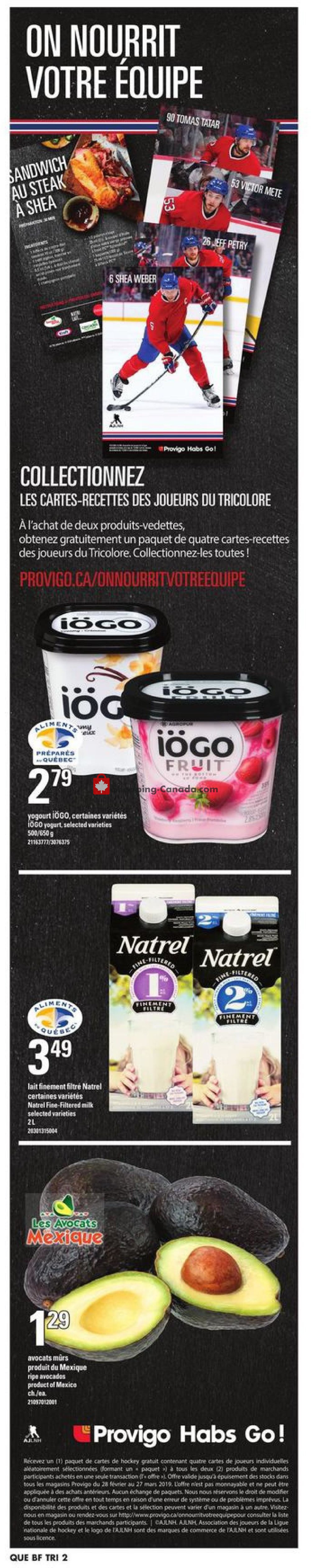 Provigo flyer from Thursday March 7, 2019 to Wednesday March 13, 2019 - page 21