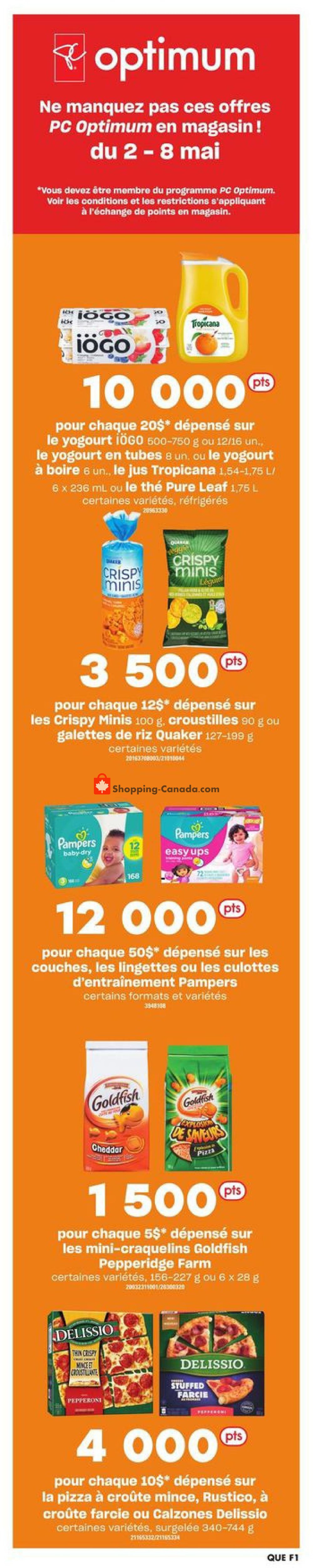 Provigo flyer from Thursday May 2, 2019 to Wednesday May 8, 2019 - page 1