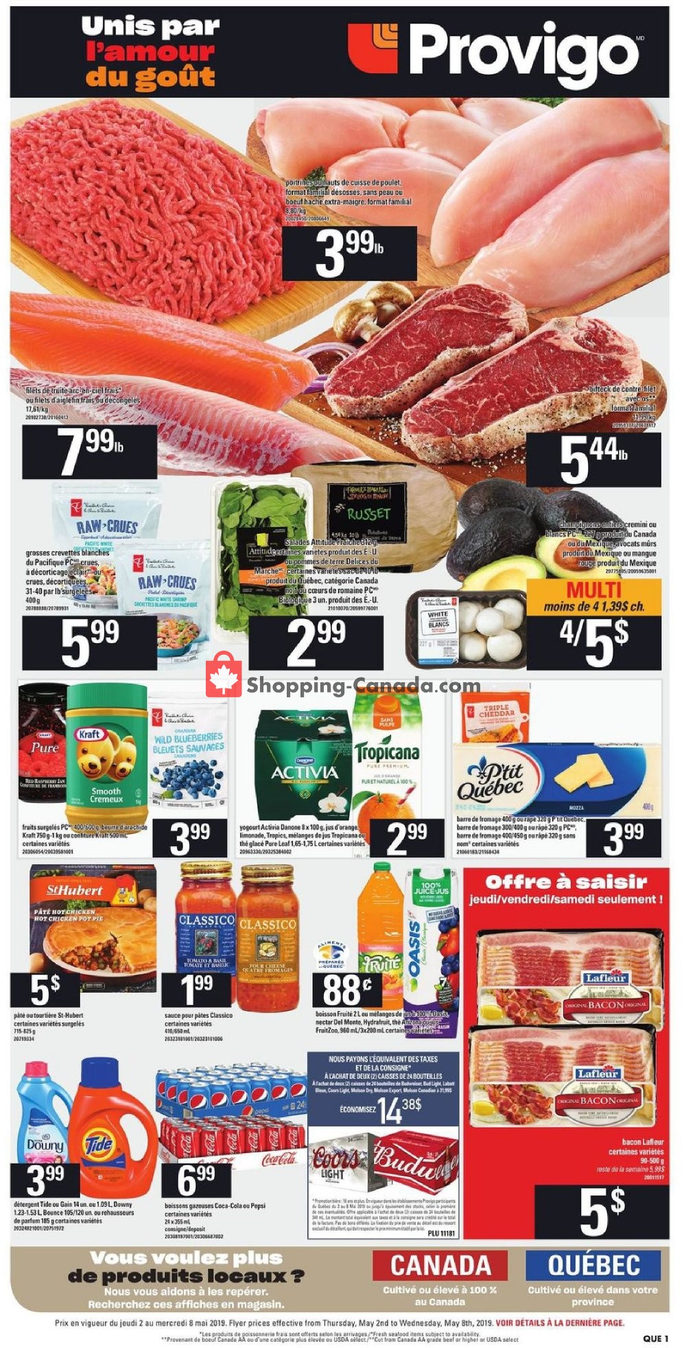 Provigo flyer from Thursday May 2, 2019 to Wednesday May 8, 2019 - page 3