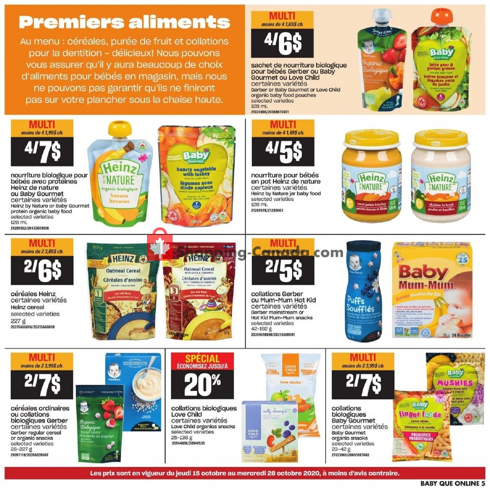 Provigo flyer from Thursday October 15, 2020 to Wednesday October 28, 2020 - page 5