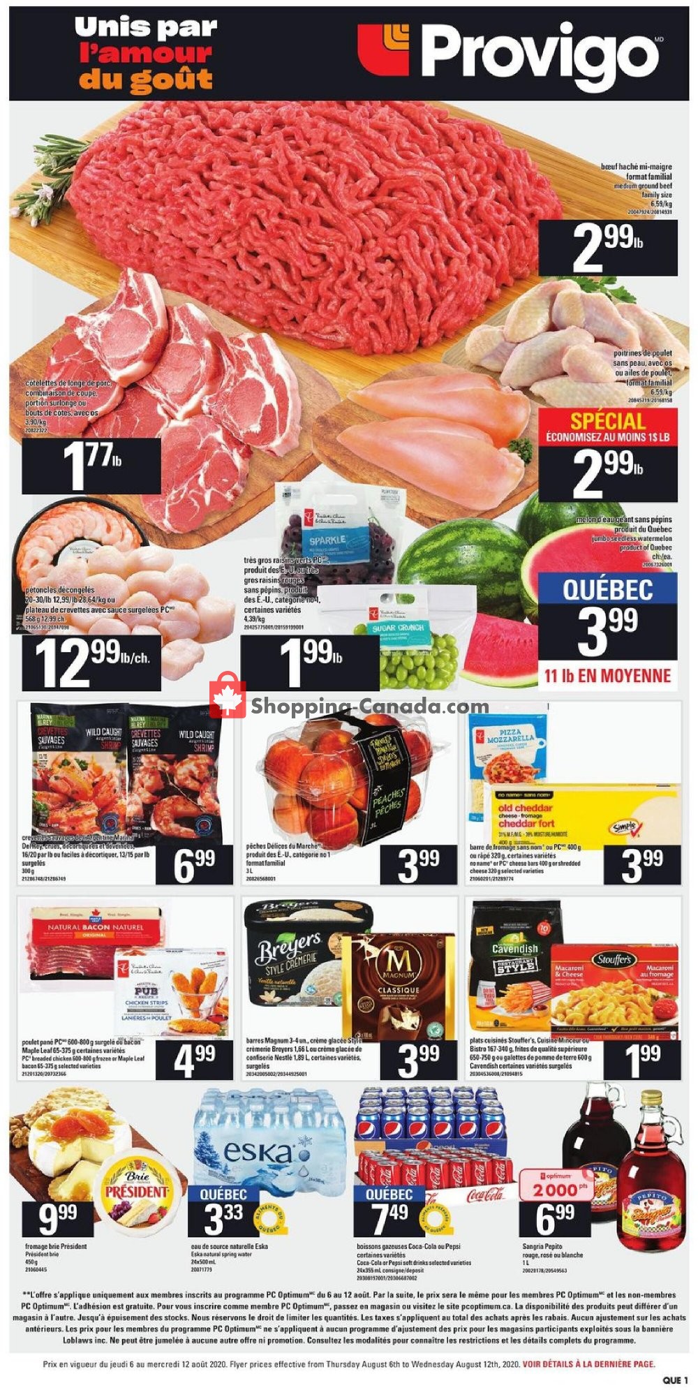 Provigo flyer from Thursday August 6, 2020 to Wednesday August 12, 2020 - page 3