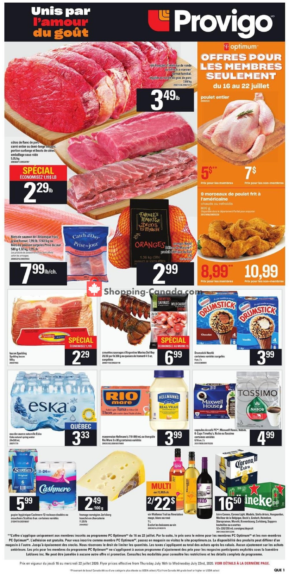 Provigo flyer from Thursday July 16, 2020 to Wednesday July 22, 2020 - page 3